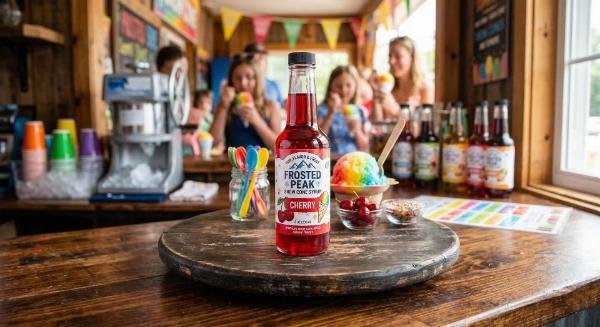 Snow Cone Flavor Syrup Bottle